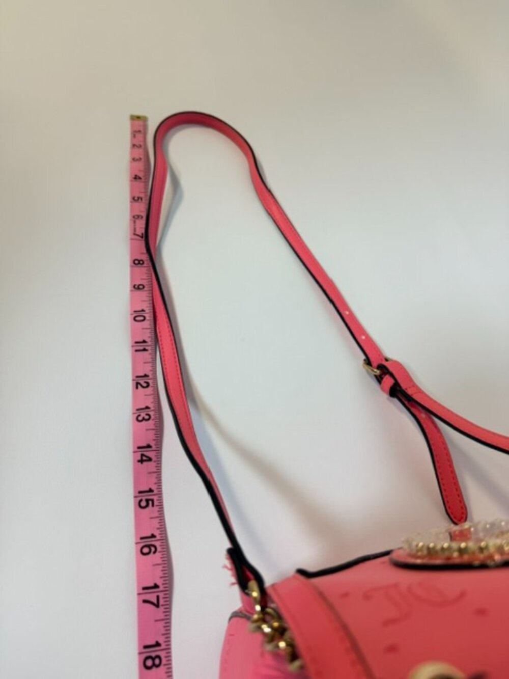 NWT Juicy Couture Y2K Pink Lemonade Crossbody Satchel - Picture 10 of 12